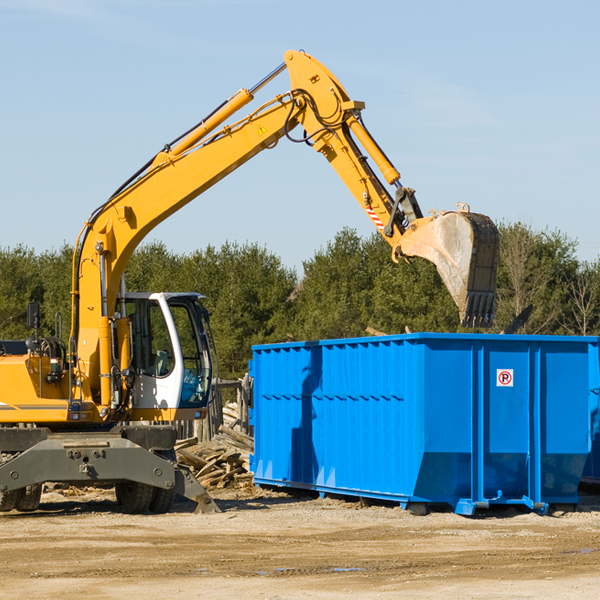 what size residential dumpster rentals are available in Blendon Michigan